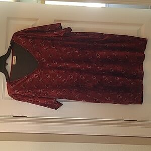 Natural Life velvet tunic dress